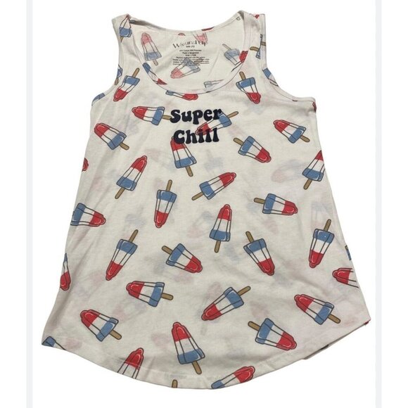 Wound up Super chill bombpop popsicle shirt tank top size xs - Picture 1 of 4